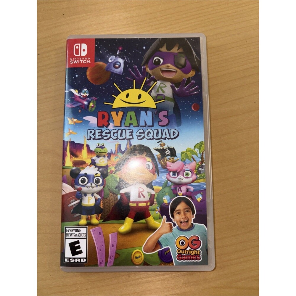 Ryan's Rescue Squad Nintendo Switch, Multiplayer, E, Outright Games 2022 WORKS